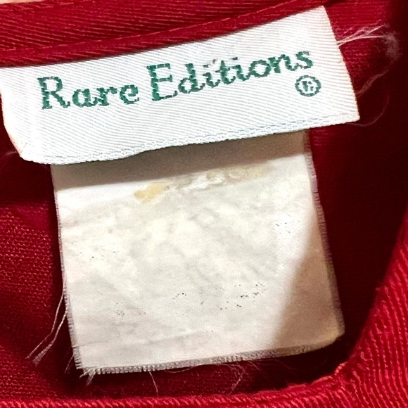 Vintage dress red navy white rare editions 12/14? - Picture 3 of 8